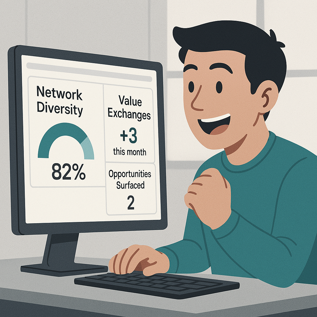 Track your networking wins and enjoy